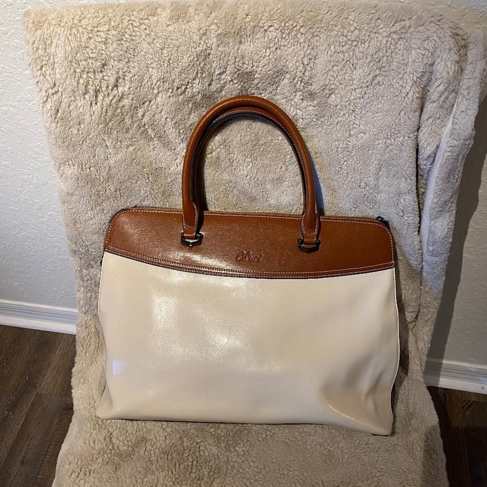 Cluci Vegan Leather Briefcase